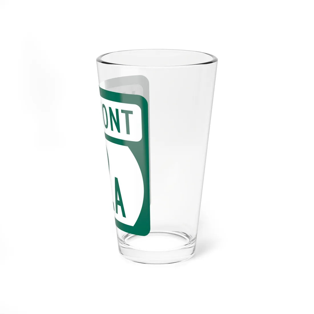 Vermont 12A (Vermont) (Road Sign) Pint Glss 16oz - Go Mug Yourself