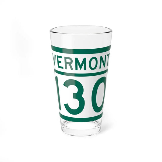 Vermont 130 (Vermont) (Road Sign) Pint Glass 16oz 16oz - Go Mug Yourself