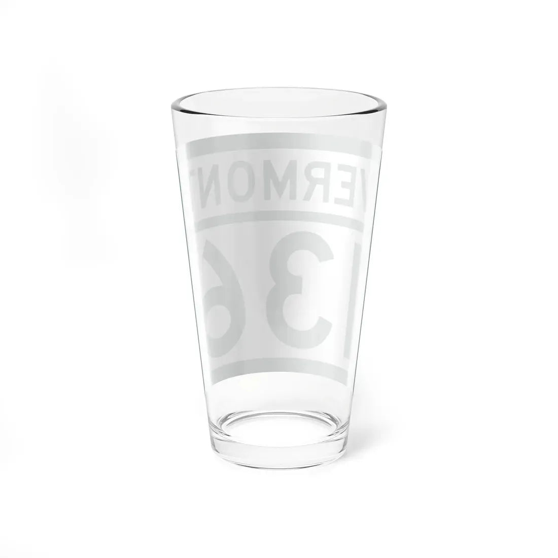 Vermont 136 (Vermont) (Road Sign) Pint Glass 16oz - Go Mug Yourself