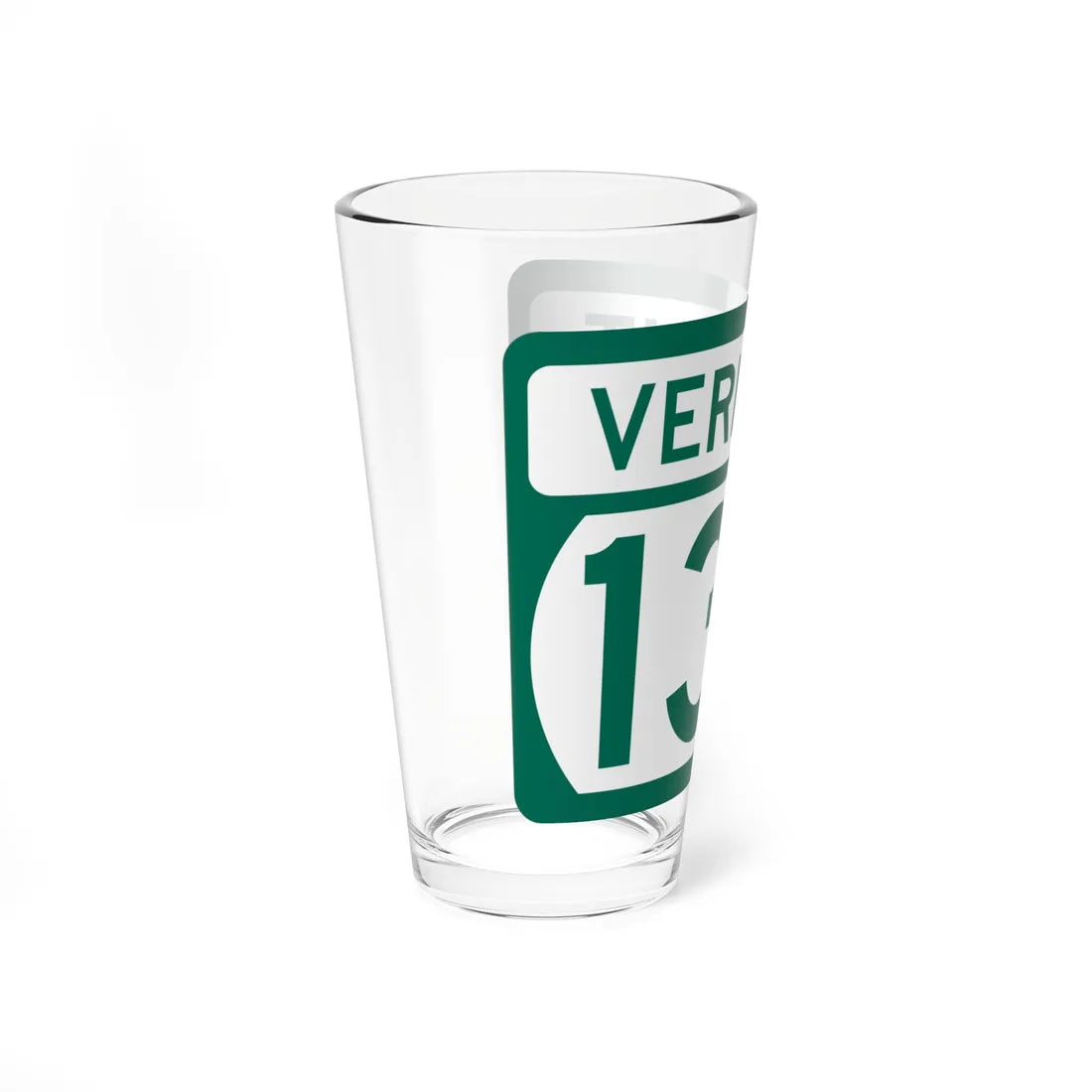 Vermont 137 (Vermont) (Road Sign) Pint Glss 16oz - Go Mug Yourself