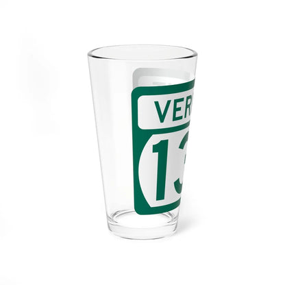 Vermont 137 (Vermont) (Road Sign) Pint Glss 16oz - Go Mug Yourself