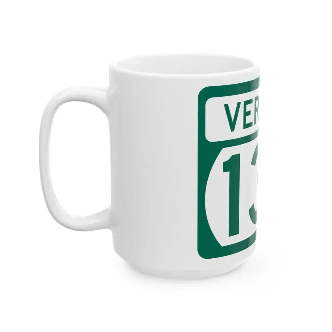 Vermont 137 (Vermont) (Road Sign) White Coffee Mug - Go Mug Yourself