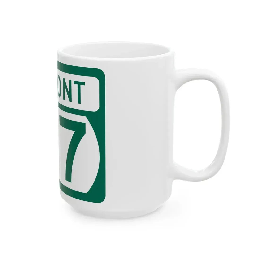 Vermont 137 (Vermont) (Road Sign) White Coffee Mug - Go Mug Yourself