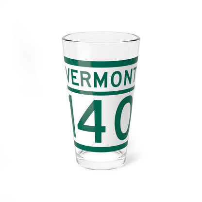 Vermont 140 (Vermont) (Road Sign) Pint Glss 16oz 16oz - Go Mug Yourself