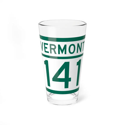 Vermont 141 (Vermont) (Road Sign) Pint Glss 16oz 16oz - Go Mug Yourself