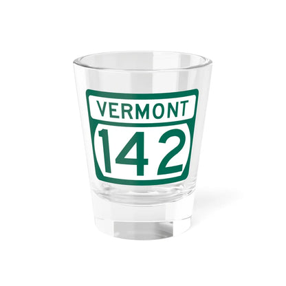 Vermont 142 (Vermont) (Road Sign) Shot Glass 1.5oz 1.5oz - Go Mug Yourself
