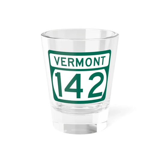 Vermont 142 (Vermont) (Road Sign) Shot Glass 1.5oz 1.5oz - Go Mug Yourself