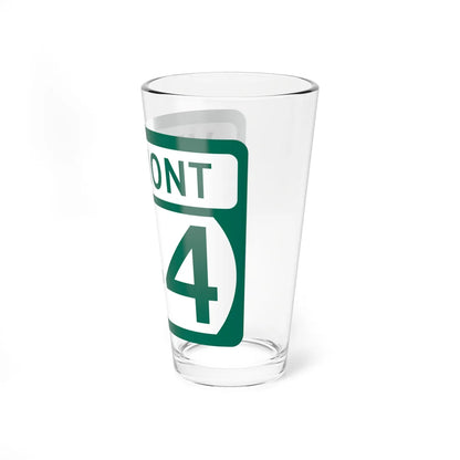 Vermont 144 (Vermont) (Road Sign) Pint Glss 16oz - Go Mug Yourself