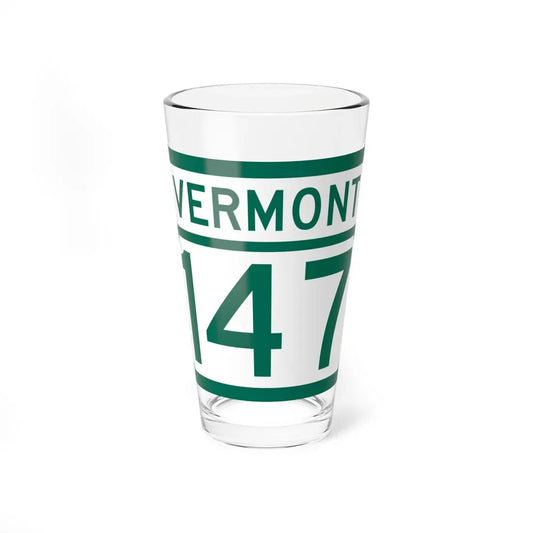 Vermont 147 (Vermont) (Road Sign) Pint Glass 16oz 16oz - Go Mug Yourself