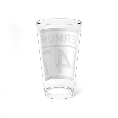 Vermont 147 (Vermont) (Road Sign) Pint Glass 16oz - Go Mug Yourself
