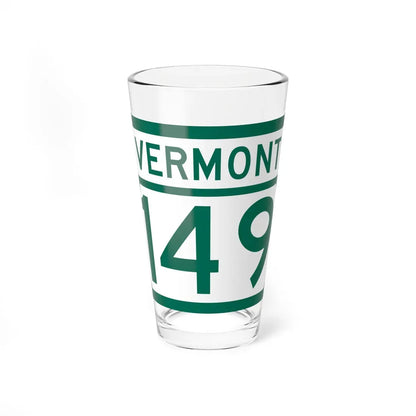 Vermont 149 (Vermont) (Road Sign) Pint Glass 16oz 16oz - Go Mug Yourself