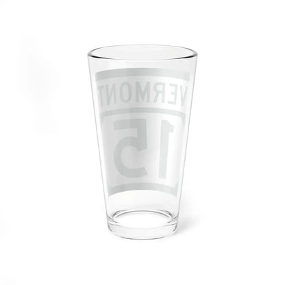Vermont 15 (Vermont) (Road Sign) Pint Glass 16oz - Go Mug Yourself