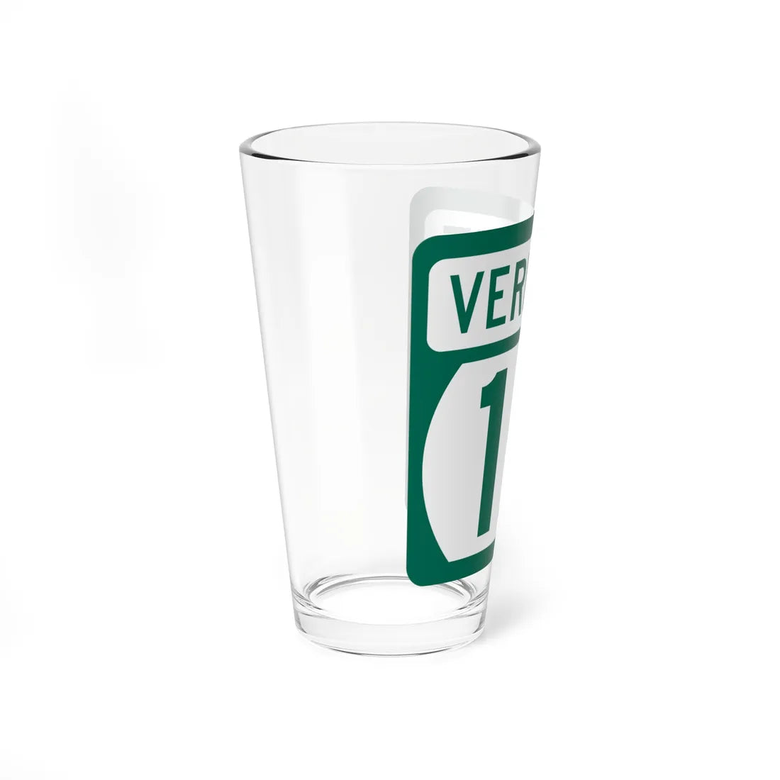 Vermont 15 (Vermont) (Road Sign) Pint Glss 16oz - Go Mug Yourself