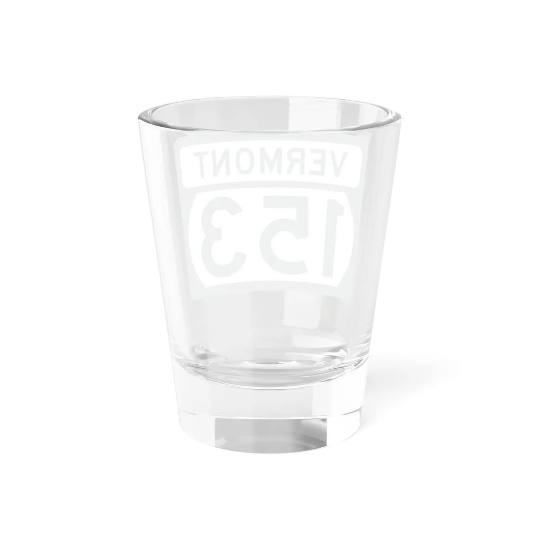 Vermont 153 (Vermont) (Road Sign) Shot Glass 1.5oz - Go Mug Yourself