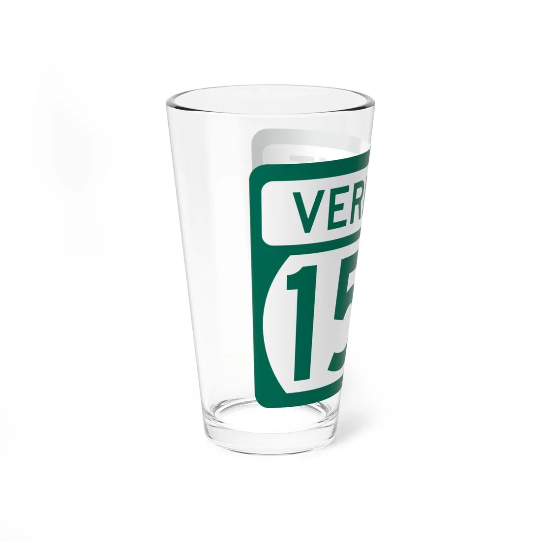 Vermont 155 (Vermont) (Road Sign) Pint Glss 16oz - Go Mug Yourself