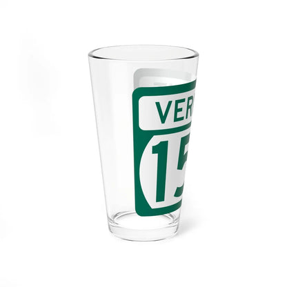 Vermont 155 (Vermont) (Road Sign) Pint Glss 16oz - Go Mug Yourself