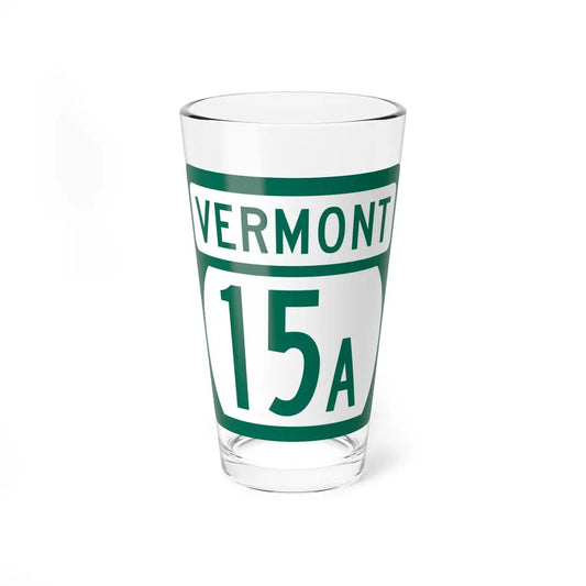 Vermont 15A (Vermont) (Road Sign) Pint Glass 16oz 16oz - Go Mug Yourself