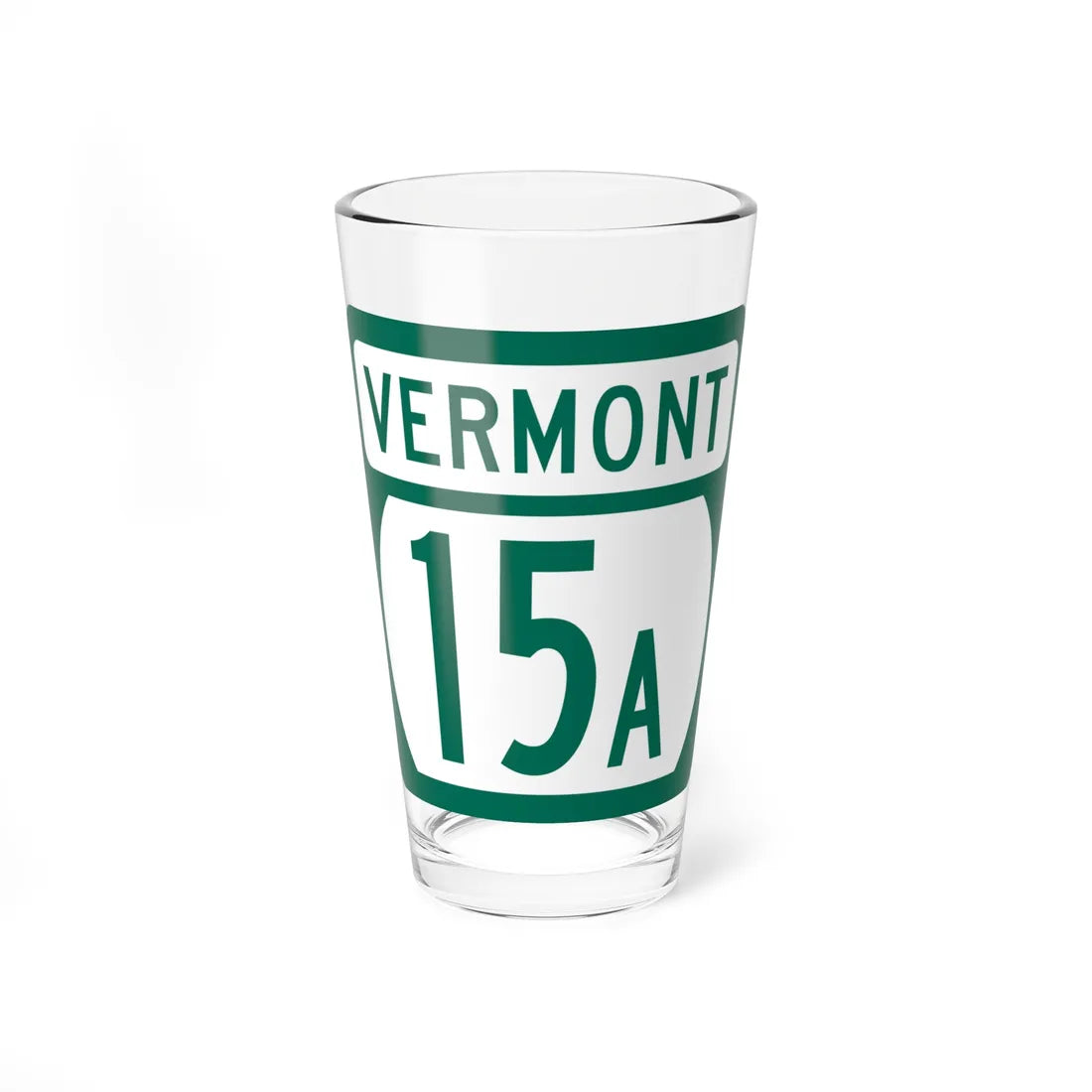 Vermont 15A (Vermont) (Road Sign) Pint Glss 16oz 16oz - Go Mug Yourself