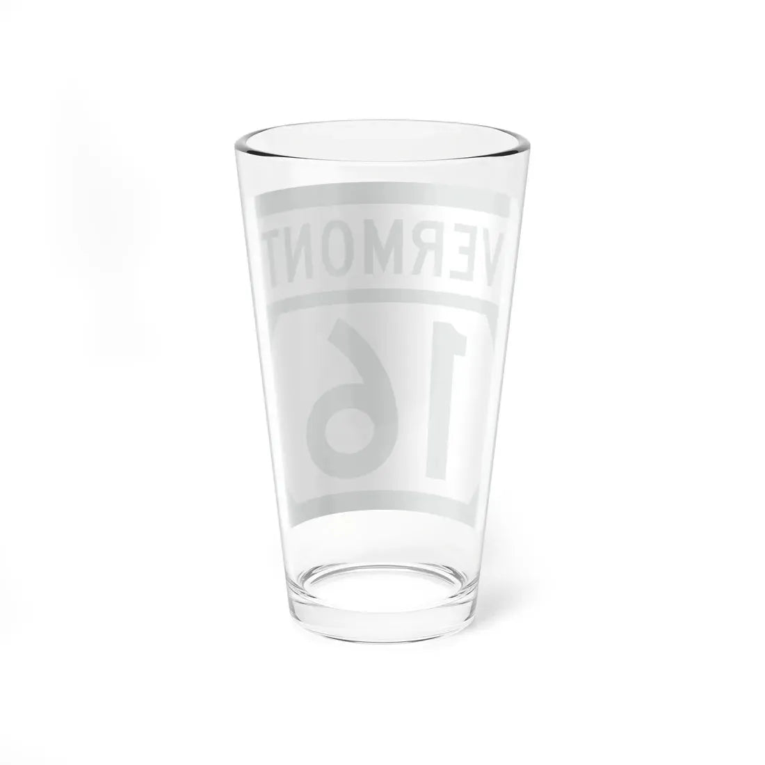 Vermont 16 (Vermont) (Road Sign) Pint Glass 16oz - Go Mug Yourself