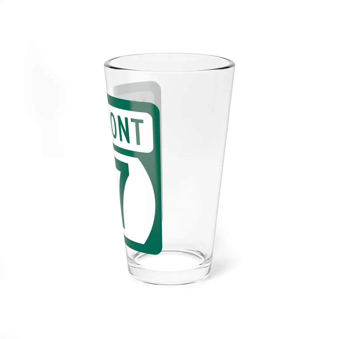 Vermont 17 (Vermont) (Road Sign) Pint Glass 16oz - Go Mug Yourself