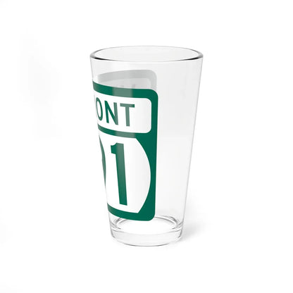 Vermont 191 (Vermont) (Road Sign) Pint Glass 16oz - Go Mug Yourself