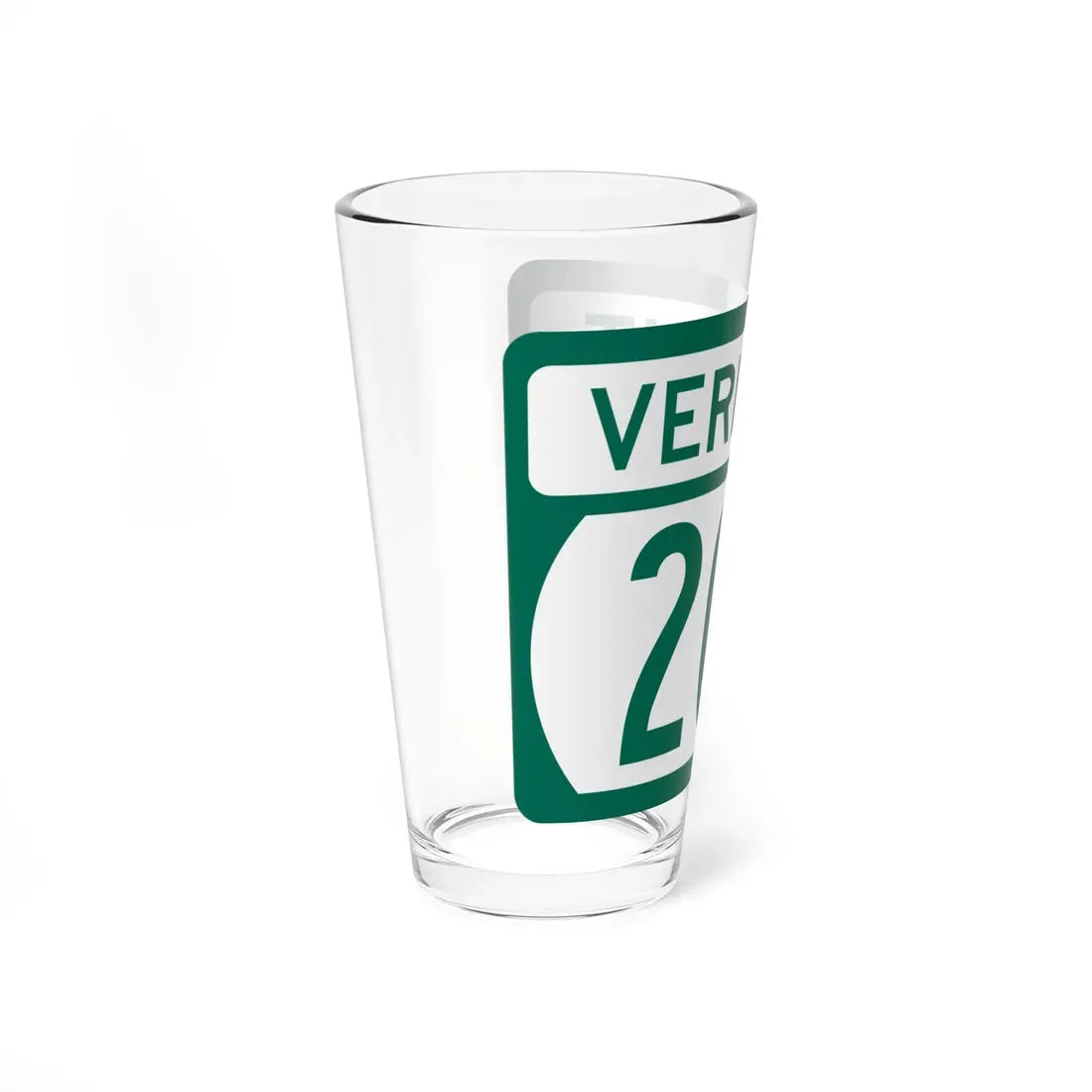Vermont 207 (Vermont) (Road Sign) Pint Glass 16oz - Go Mug Yourself