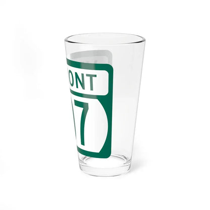 Vermont 207 (Vermont) (Road Sign) Pint Glass 16oz - Go Mug Yourself