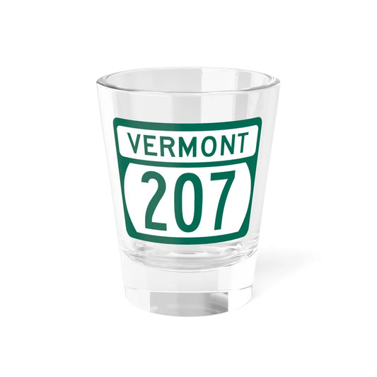 Vermont 207 (Vermont) (Road Sign) Shot Glass 1.5oz 1.5oz - Go Mug Yourself