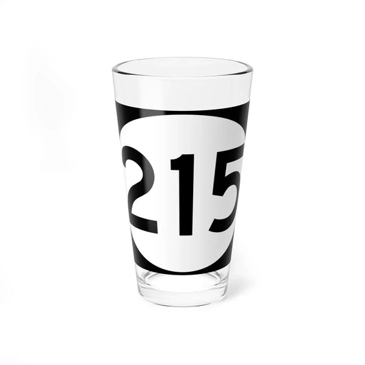 Vermont 215 town (Vermont) (Road Sign) Pint Glass 16oz 16oz - Go Mug Yourself