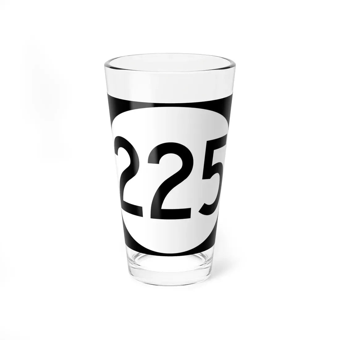 Vermont 225 town (Vermont) (Road Sign) Pint Glass 16oz 16oz - Go Mug Yourself