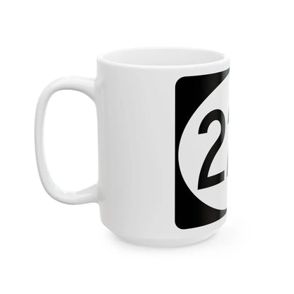 Vermont 225 town (Vermont) (Road Sign) White Coffee Mug - Go Mug Yourself