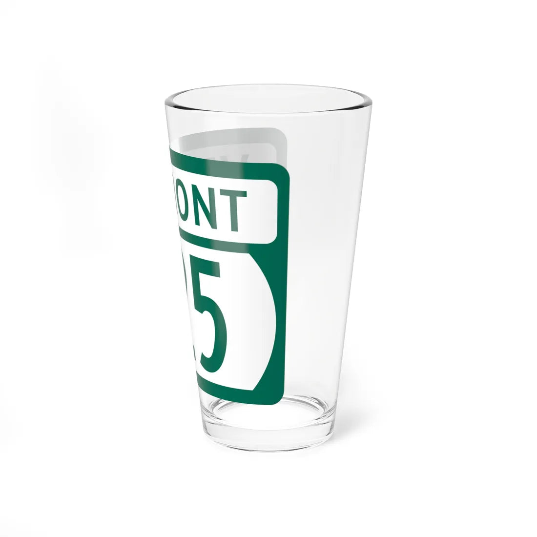 Vermont 225 (Vermont) (Road Sign) Pint Glss 16oz - Go Mug Yourself