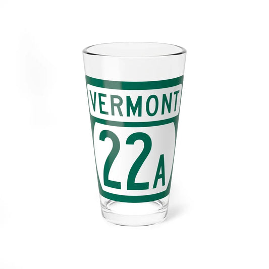 Vermont 22A (Vermont) (Road Sign) Pint Glass 16oz 16oz - Go Mug Yourself