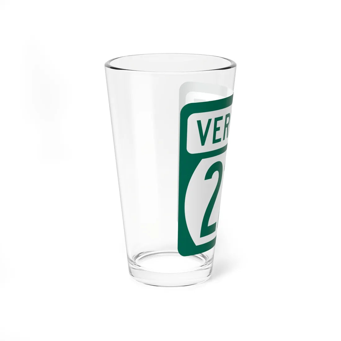 Vermont 22A (Vermont) (Road Sign) Pint Glss 16oz - Go Mug Yourself