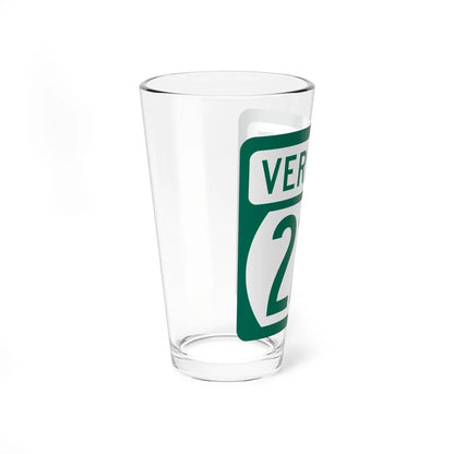 Vermont 22A (Vermont) (Road Sign) Pint Glss 16oz - Go Mug Yourself