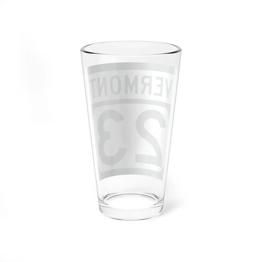 Vermont 23 (Vermont) (Road Sign) Pint Glass 16oz - Go Mug Yourself