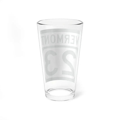 Vermont 23 (Vermont) (Road Sign) Pint Glass 16oz - Go Mug Yourself