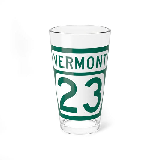 Vermont 23 (Vermont) (Road Sign) Pint Glss 16oz 16oz - Go Mug Yourself