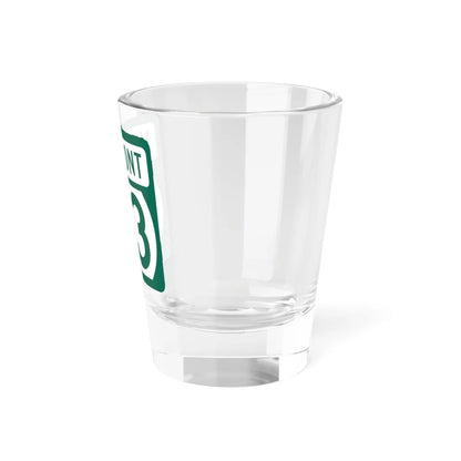 Vermont 23 (Vermont) (Road Sign) Shot Glass 1.5oz - Go Mug Yourself
