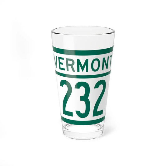 Vermont 232 (Vermont) (Road Sign) Pint Glss 16oz 16oz - Go Mug Yourself