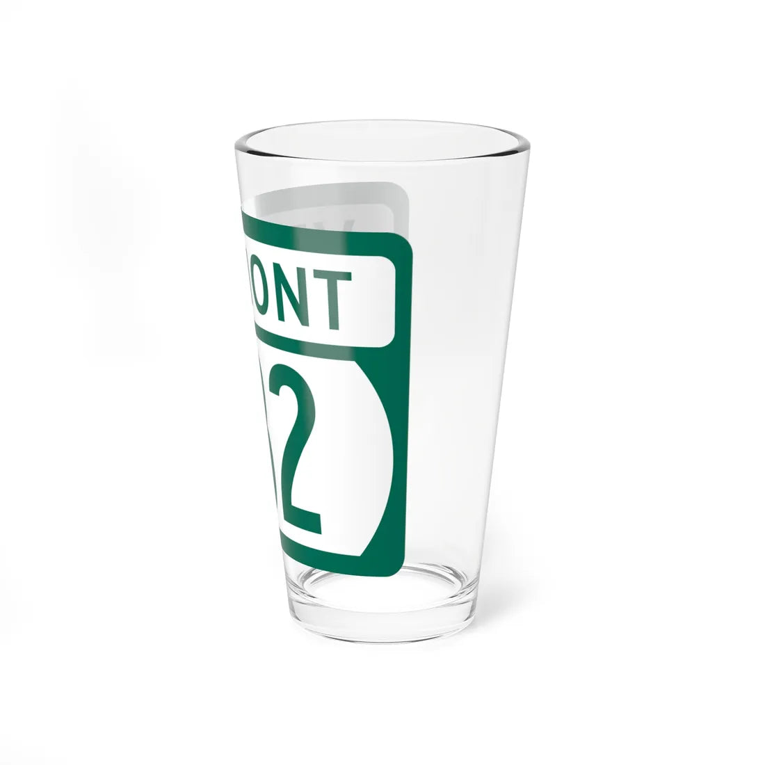 Vermont 232 (Vermont) (Road Sign) Pint Glss 16oz - Go Mug Yourself