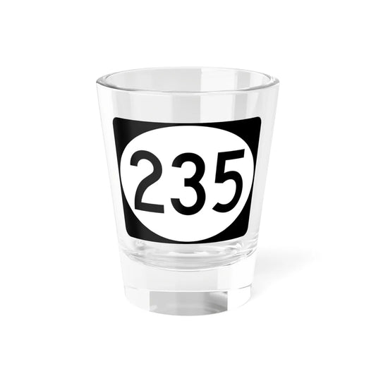 Vermont 235 town (Vermont) (Road Sign) Shot Glass 1.5oz 1.5oz - Go Mug Yourself