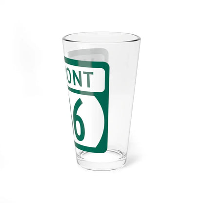 Vermont 236 (Vermont) (Road Sign) Pint Glass 16oz - Go Mug Yourself