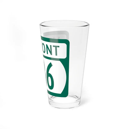 Vermont 236 (Vermont) (Road Sign) Pint Glss 16oz - Go Mug Yourself