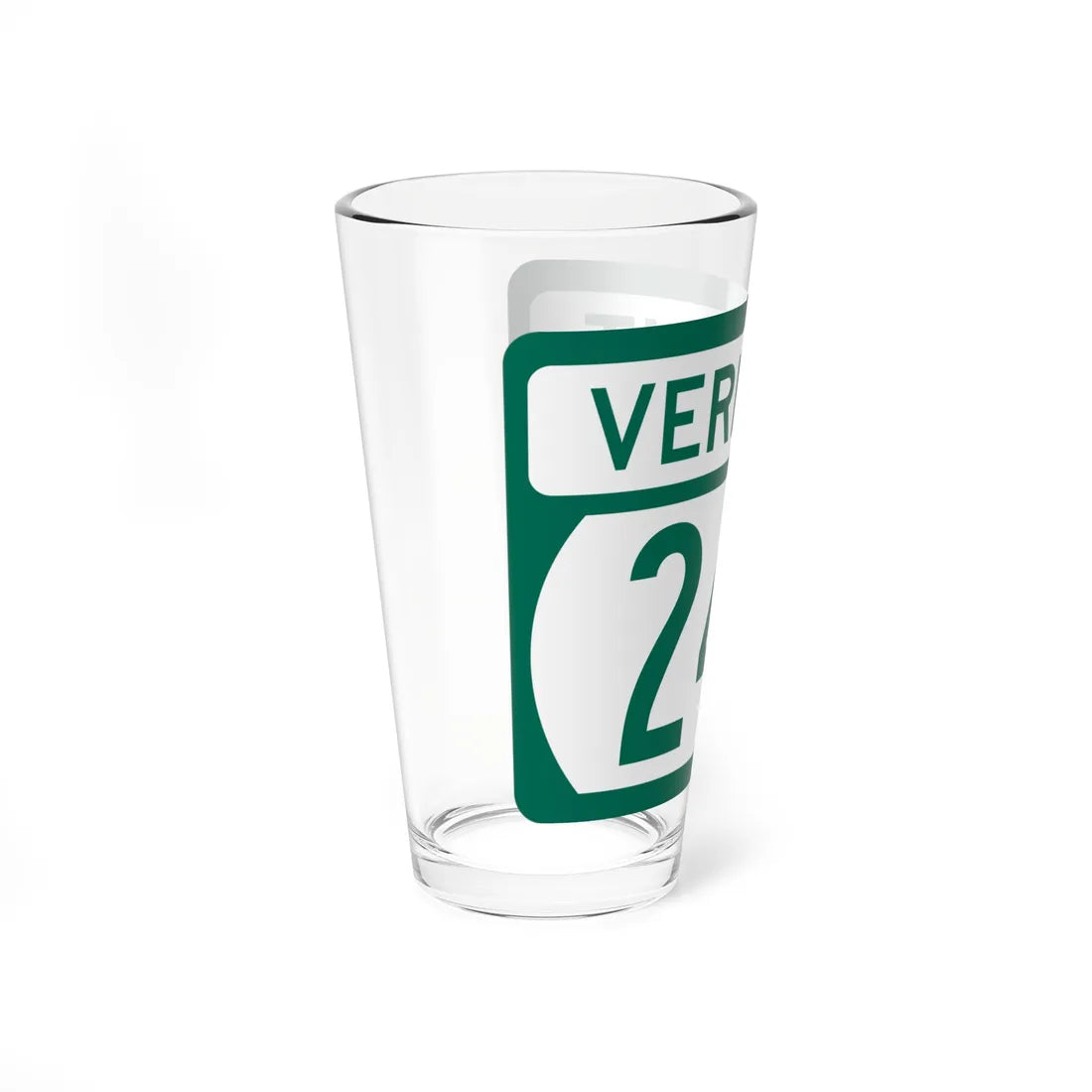 Vermont 242 (Vermont) (Road Sign) Pint Glss 16oz - Go Mug Yourself