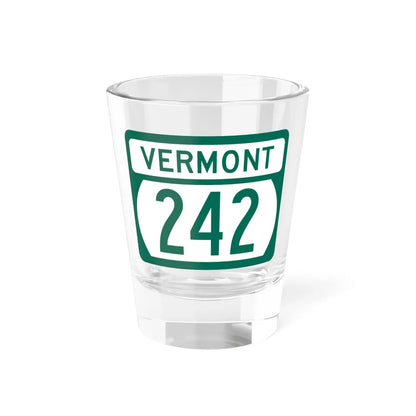 Vermont 242 (Vermont) (Road Sign) Shot Glass 1.5oz 1.5oz - Go Mug Yourself