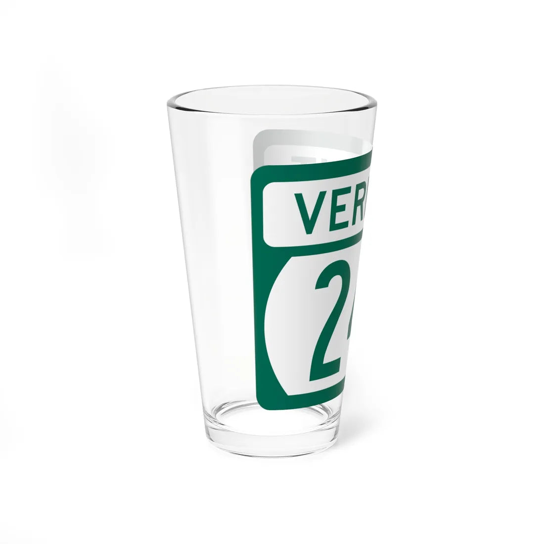 Vermont 243 (Vermont) (Road Sign) Pint Glss 16oz - Go Mug Yourself