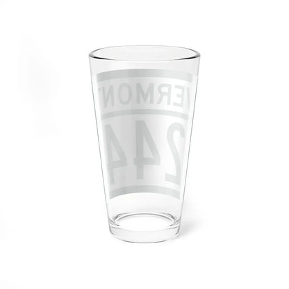 Vermont 244 (Vermont) (Road Sign) Pint Glass 16oz - Go Mug Yourself
