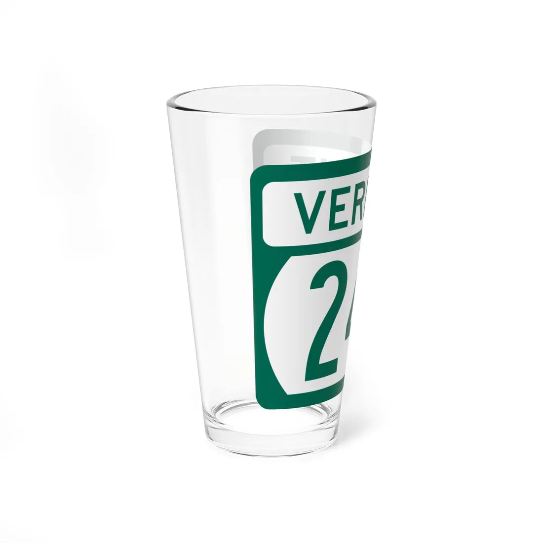 Vermont 244 (Vermont) (Road Sign) Pint Glss 16oz - Go Mug Yourself