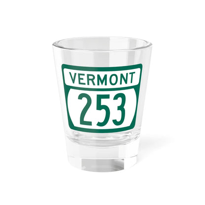 Vermont 253 (Vermont) (Road Sign) Shot Glass 1.5oz 1.5oz - Go Mug Yourself